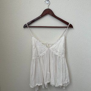 Free People Birds in the Sky White Top